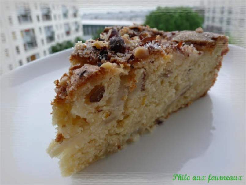 Gâteau aux poires & aux noisettes, photo 1