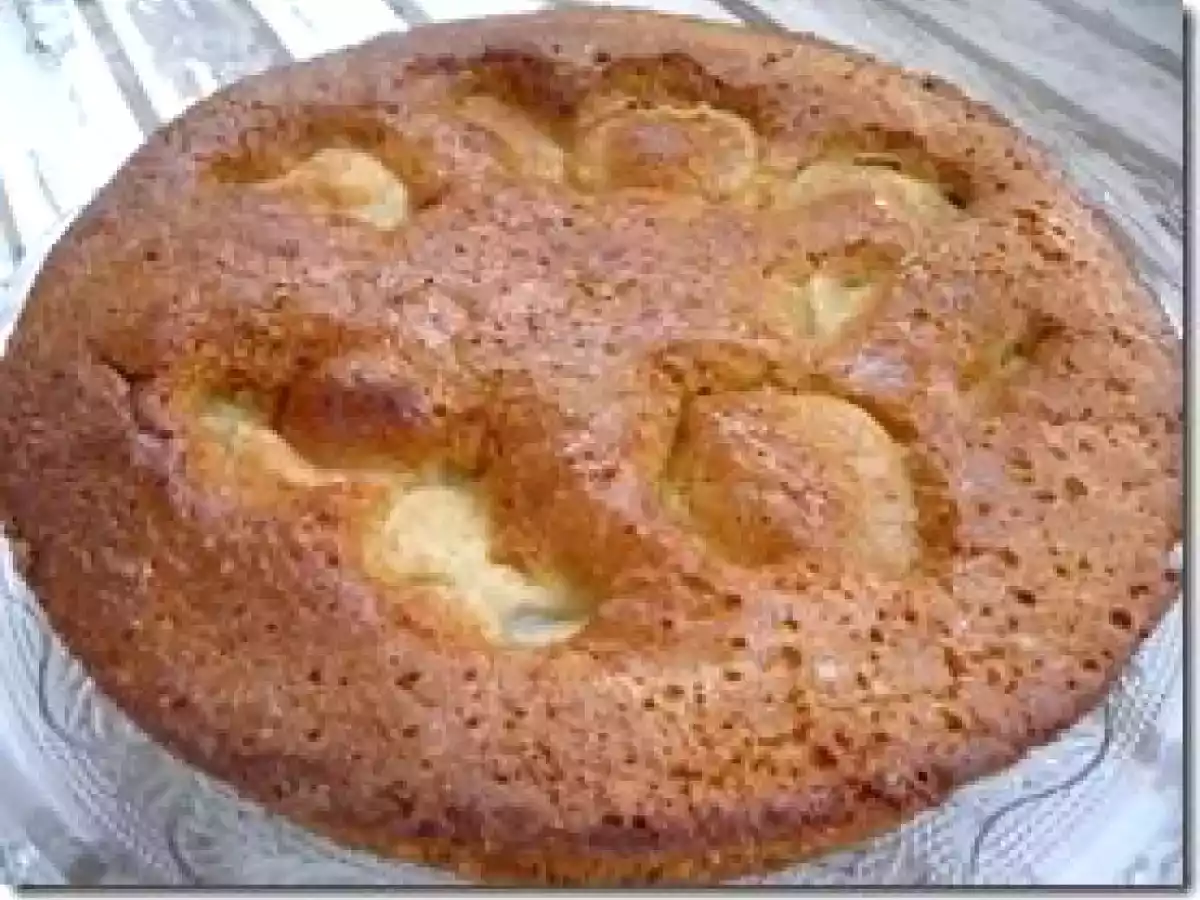 Gâteau aux poires et sa chantilly