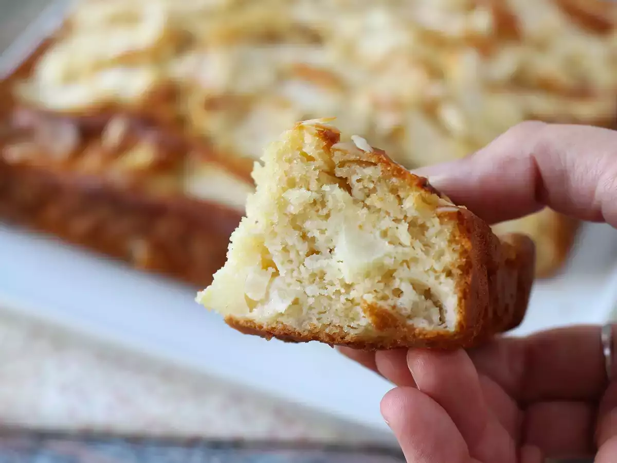 Gâteau aux poires facile et moelleux aux amandes - photo 7