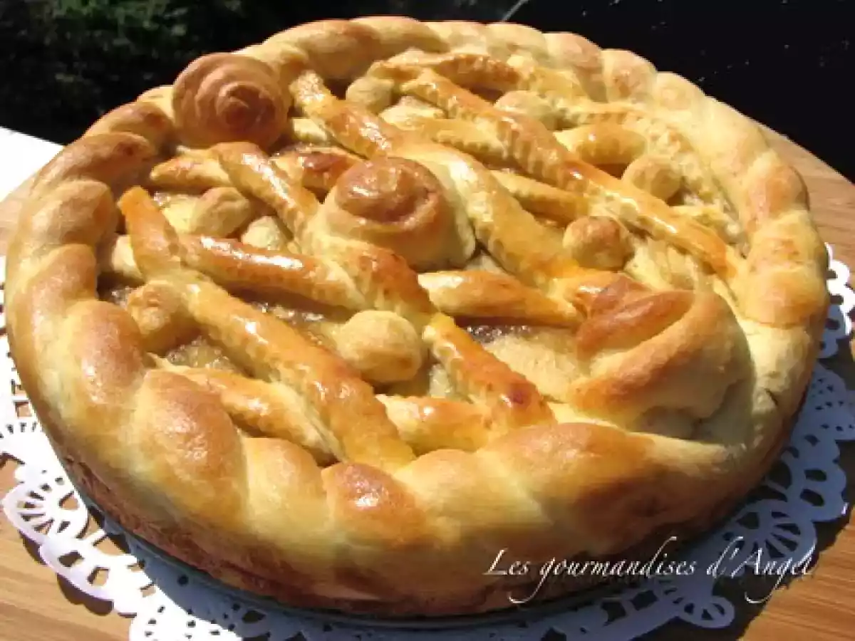 Gâteau aux pommes à la russe