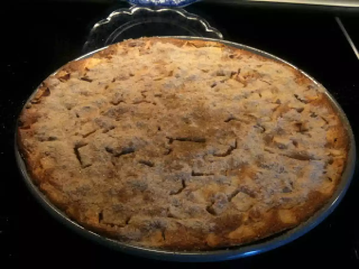 Gateau aux pommes de mon jardin