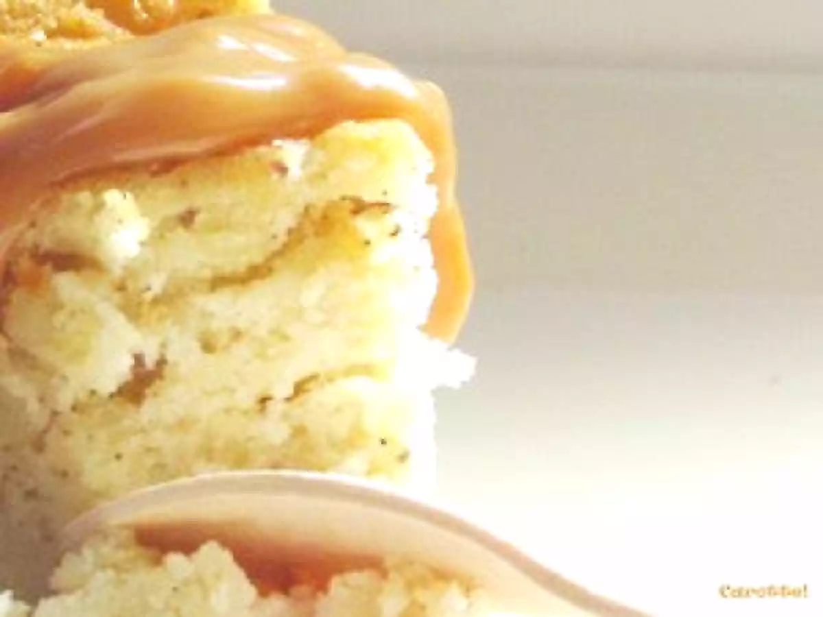 Gâteau aux pommes et aux amandes grillées... un peu au rhum!!! - photo 2