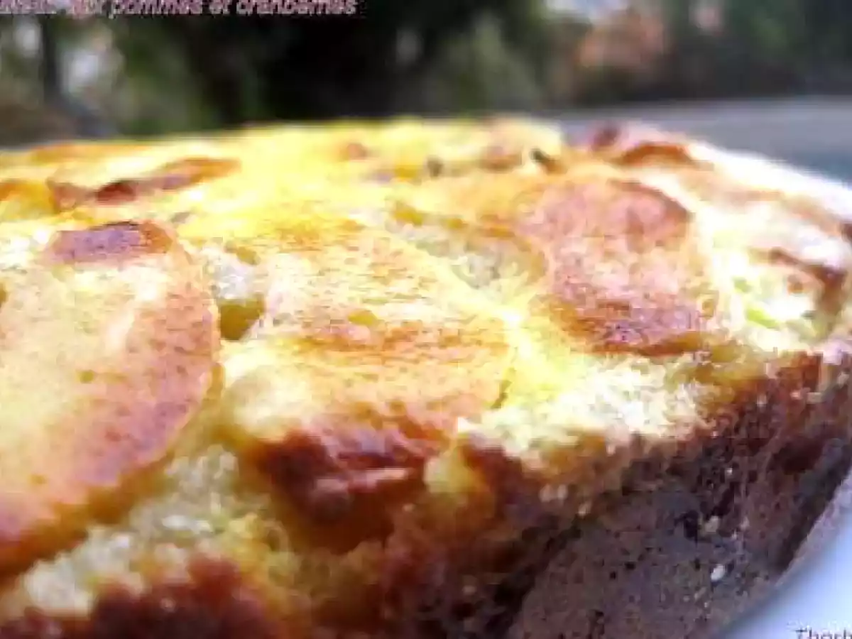Gâteau aux pommes et cranberries - photo 2