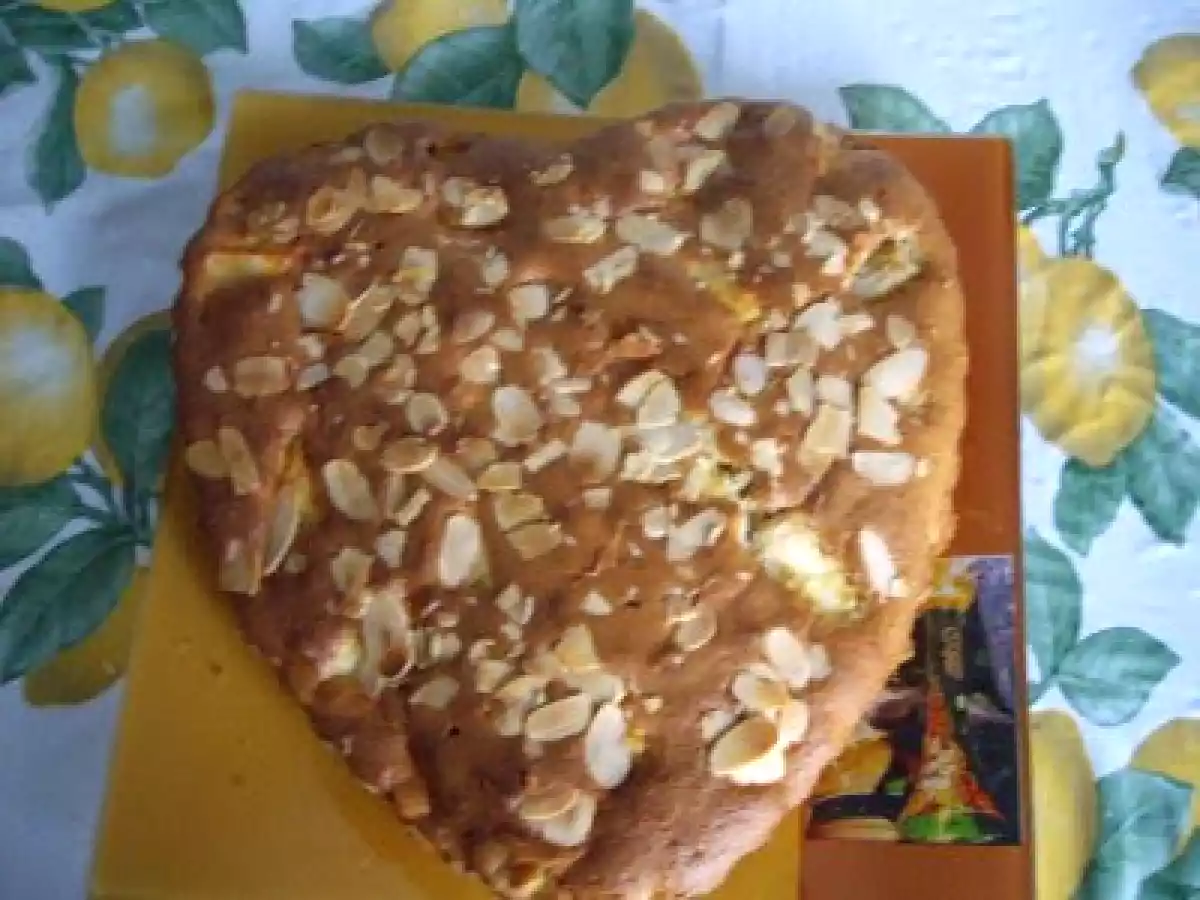 Gateau aux pommes et sa chantilly caramel cannelle