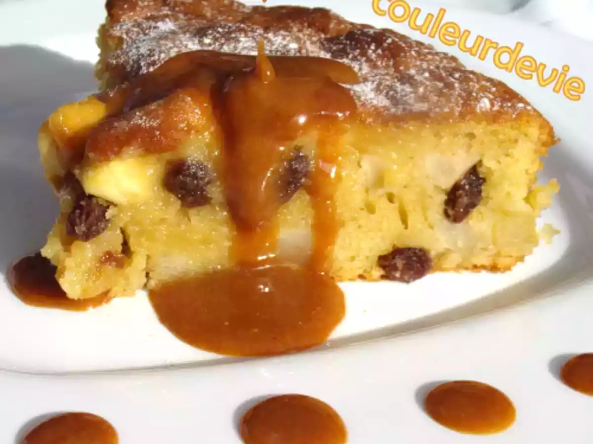 Gâteau aux pommes et son coulis au caramel onctueux - photo 3