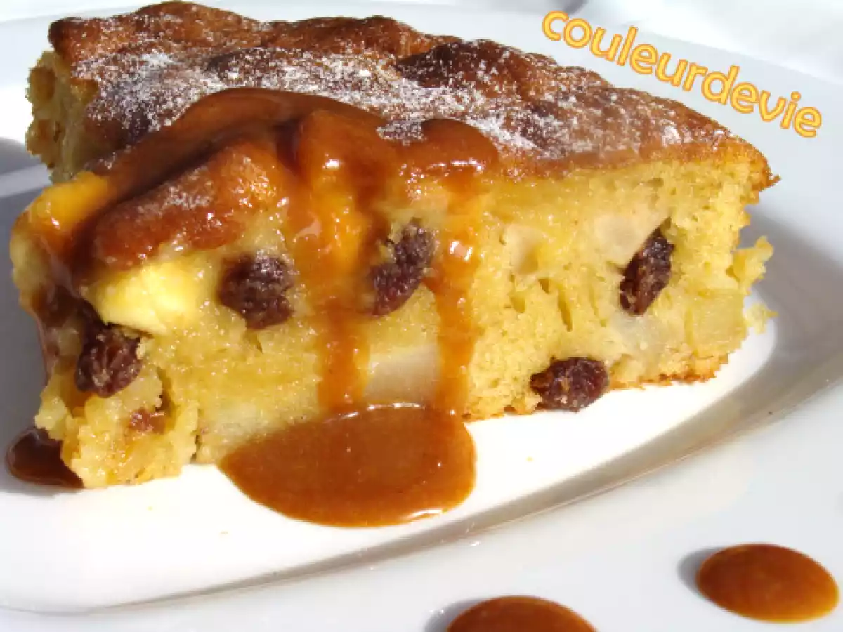 Gâteau aux pommes et son coulis au caramel onctueux - photo 4