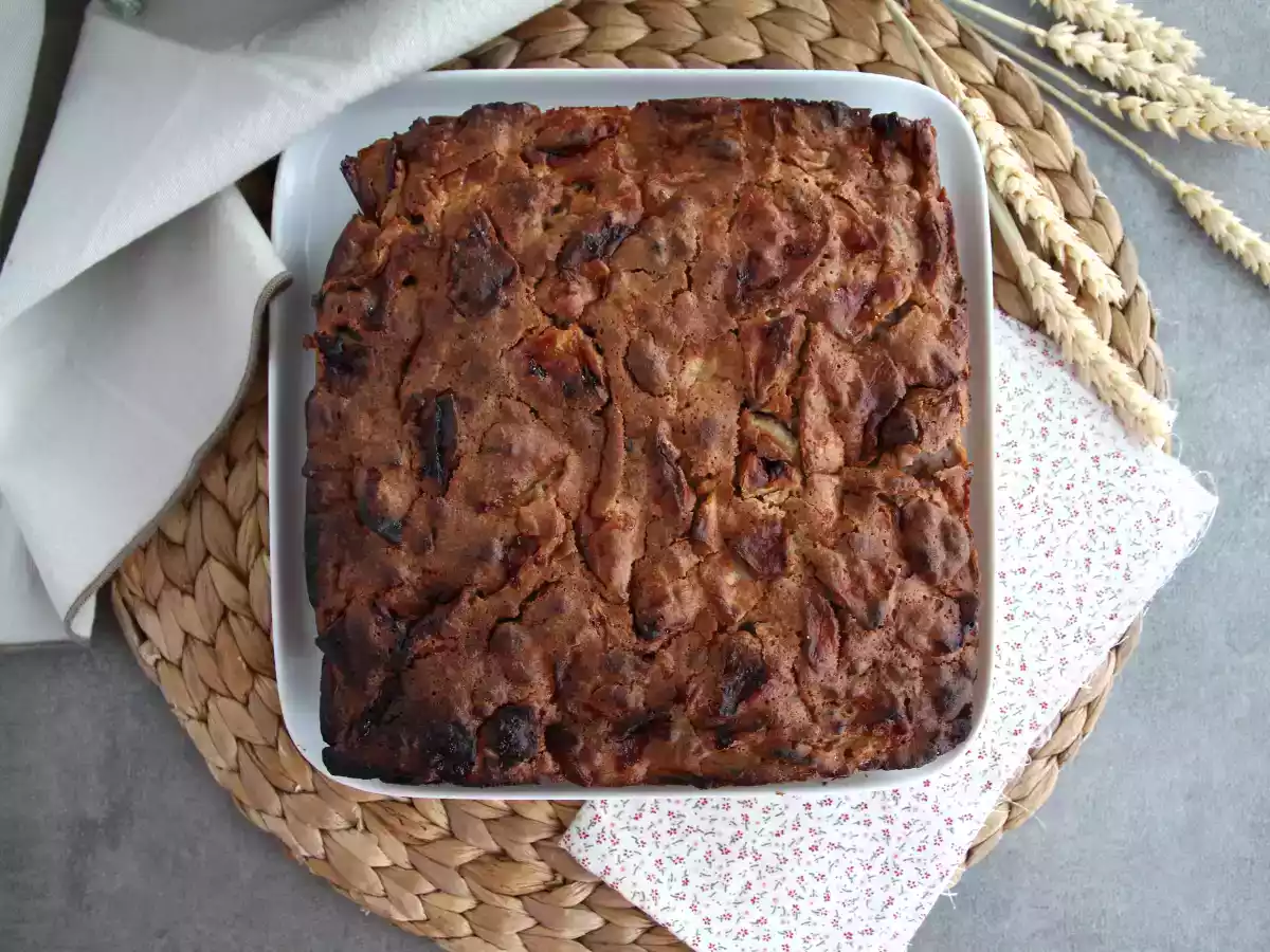 Gâteau aux pommes, noix et cannelle - photo 4