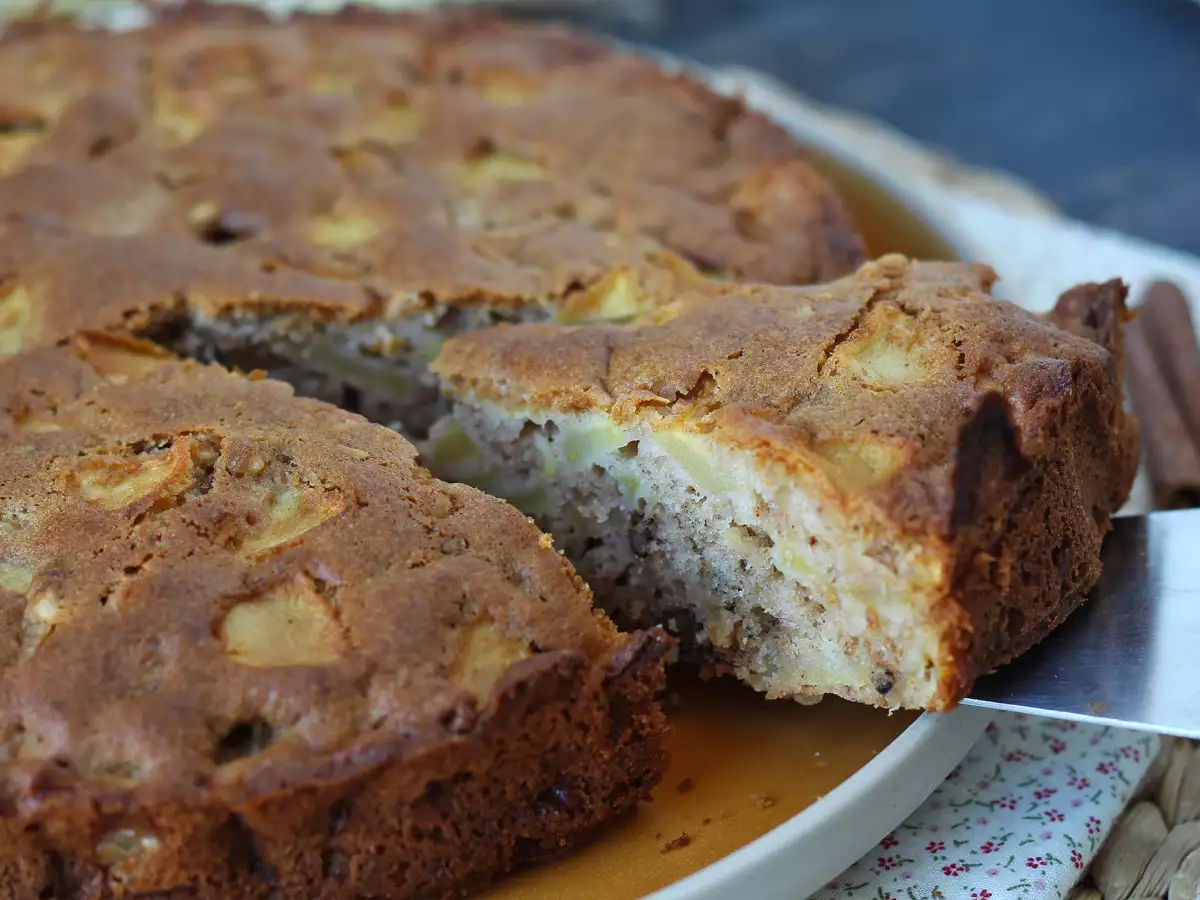 Gâteau aux pommes, noix et cannelle - photo 6