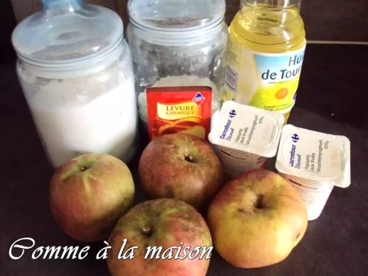 Gâteau aux pommes sans oeufs - photo 3