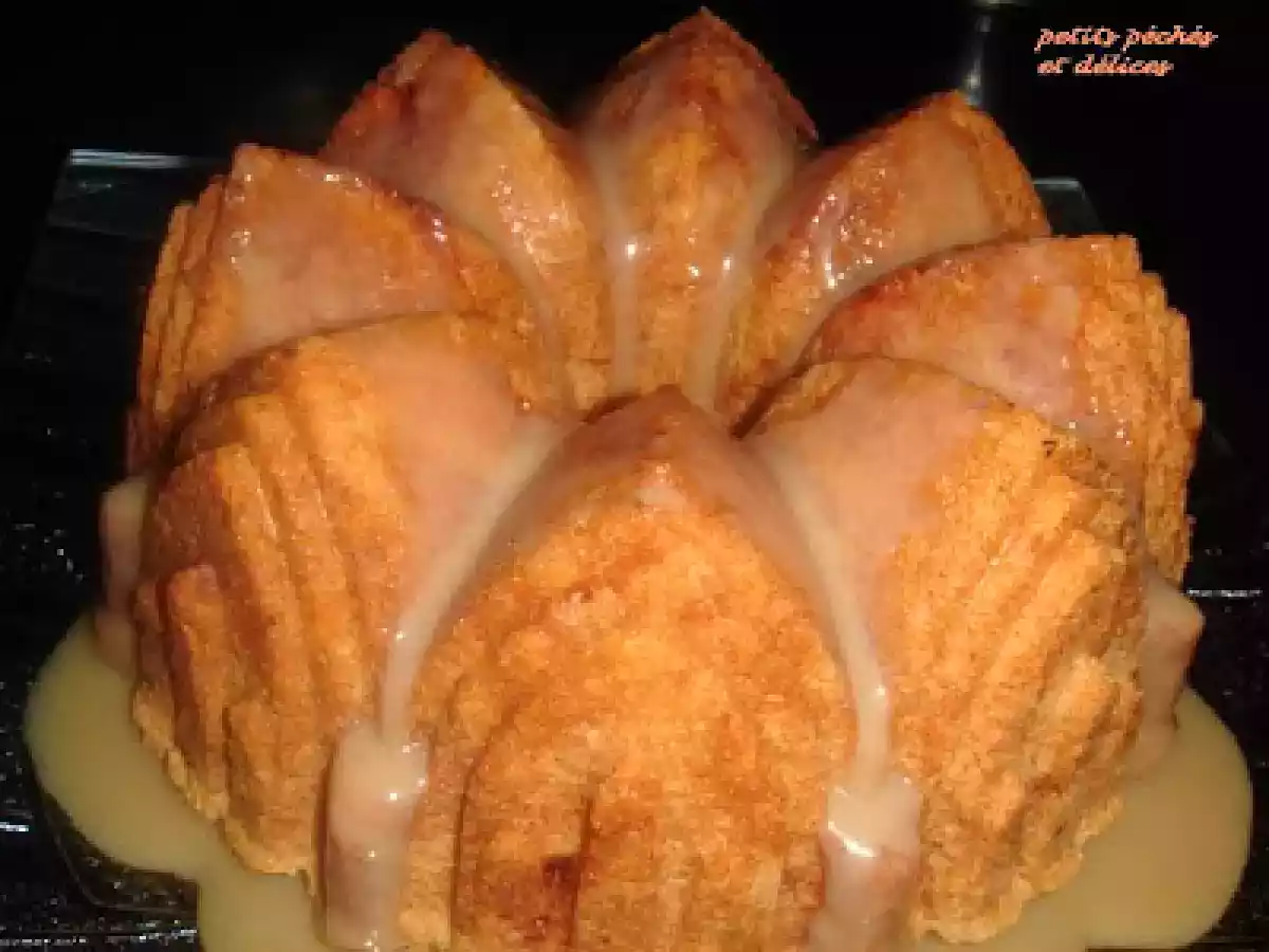 Gâteau aux pommes, sauce au caramel - photo 3