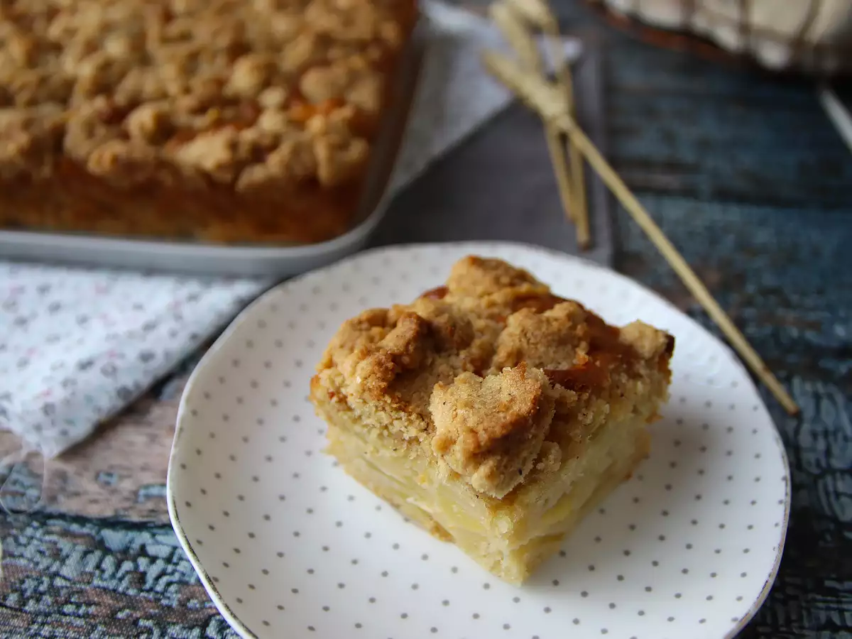 Gâteau aux pommes ultra moelleux et streusel croustillant - photo 4