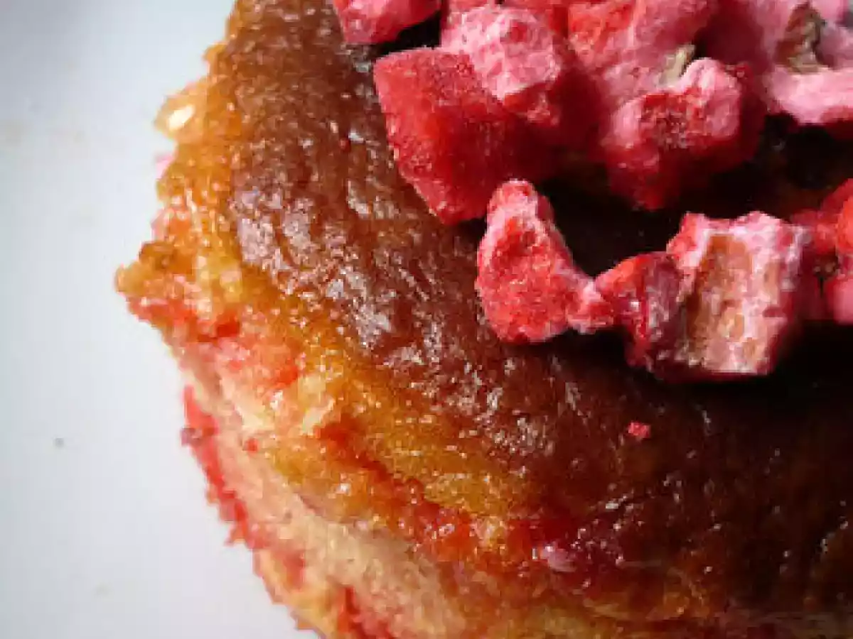 Gâteau aux pralines roses