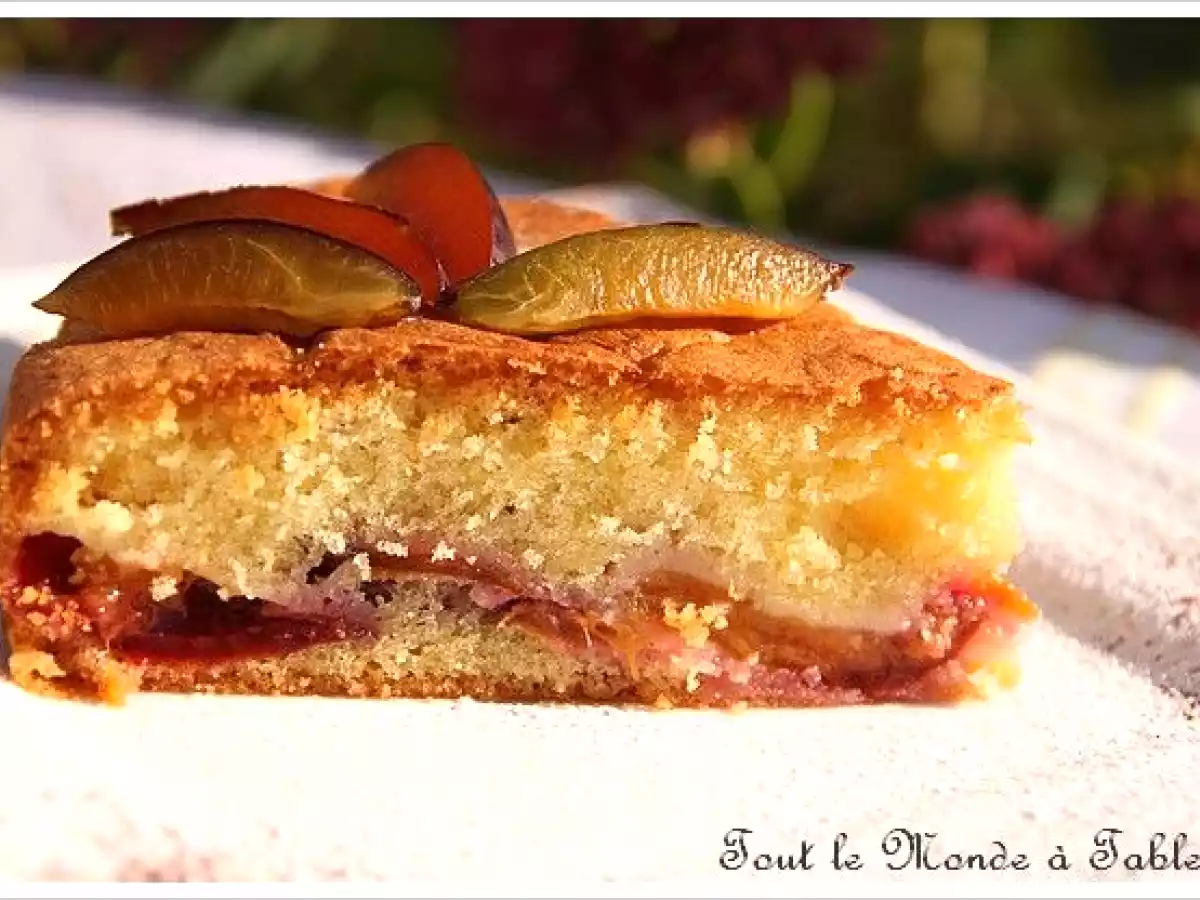 Gâteau aux prunes