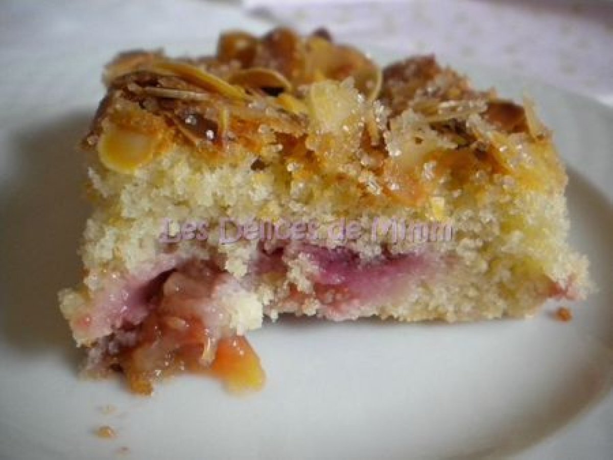 Recette de gâteau aux prunes et amandes