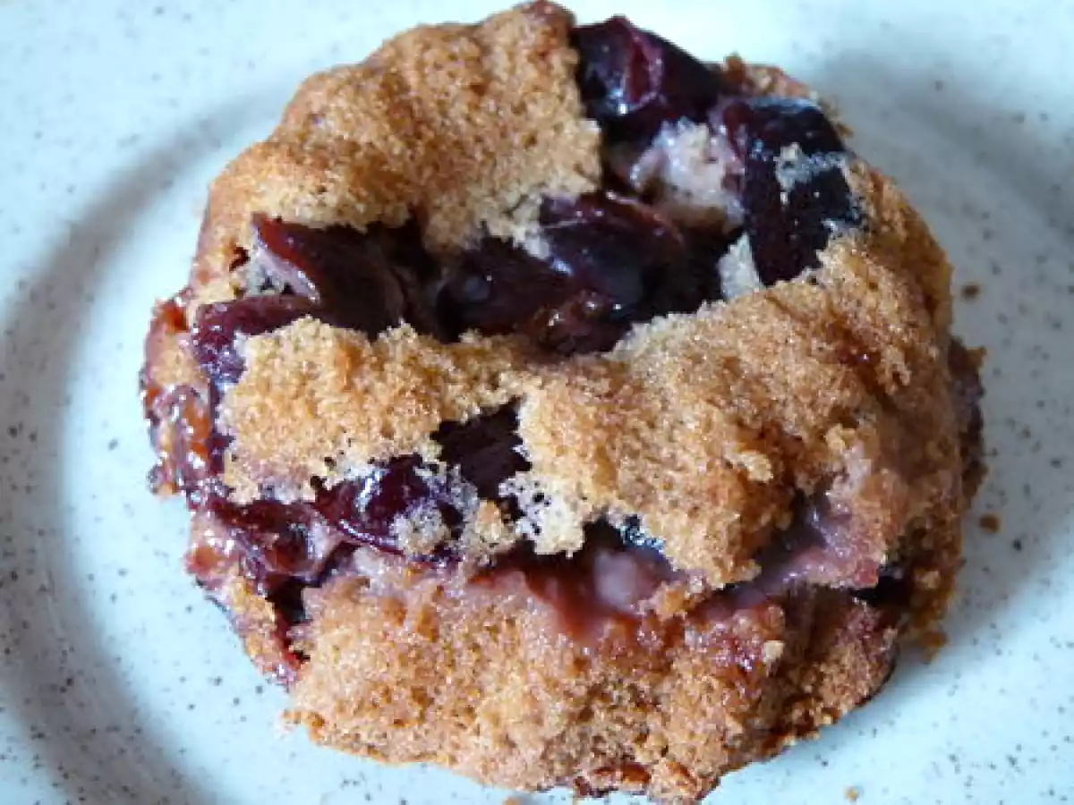 Gâteau aux quetsches et au vin rouge