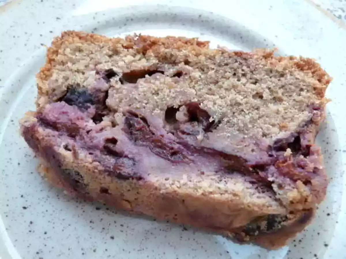 Gâteau aux quetsches et au vin rouge - photo 2