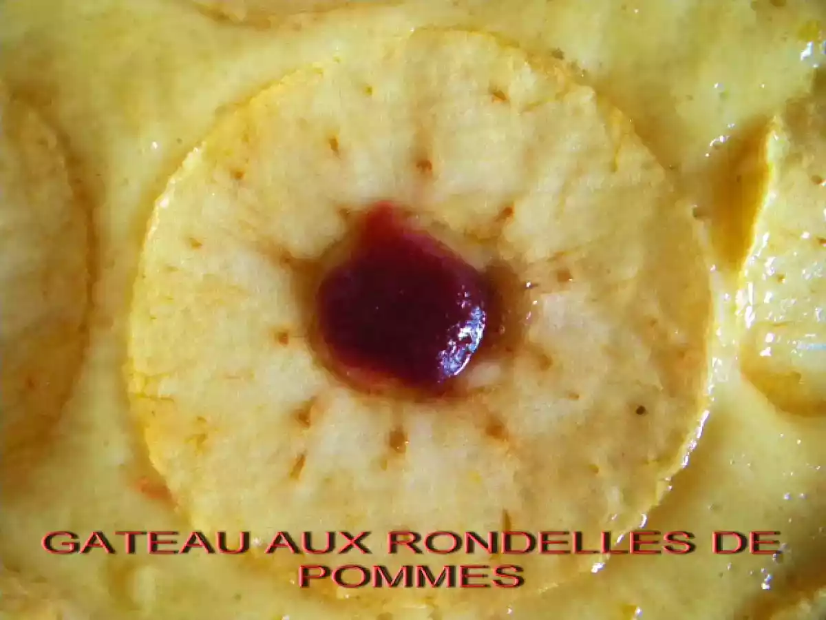 Gâteau aux rondelles de pommes - photo 3