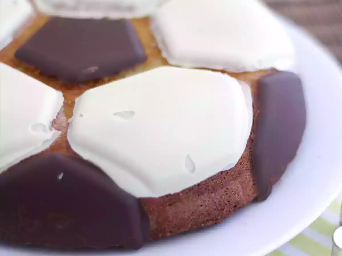 Gâteau ballon de football - photo 3