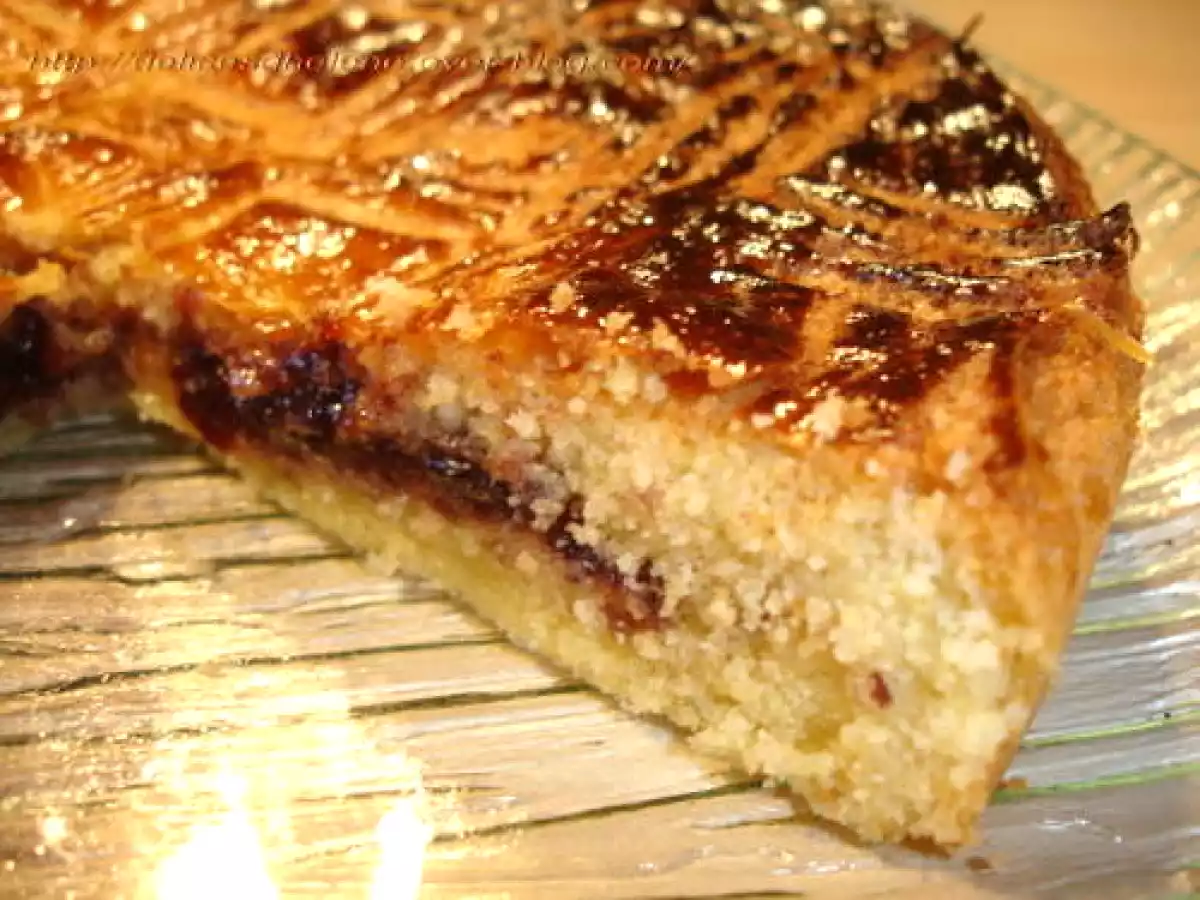 GATEAU BASQUE A LA CONFITURE DE CERISES NOIRES - photo 2