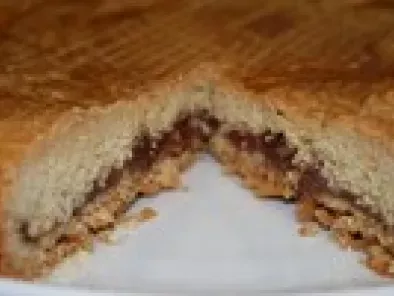 Gâteau basque à la confiture prunes-amandes - photo 3