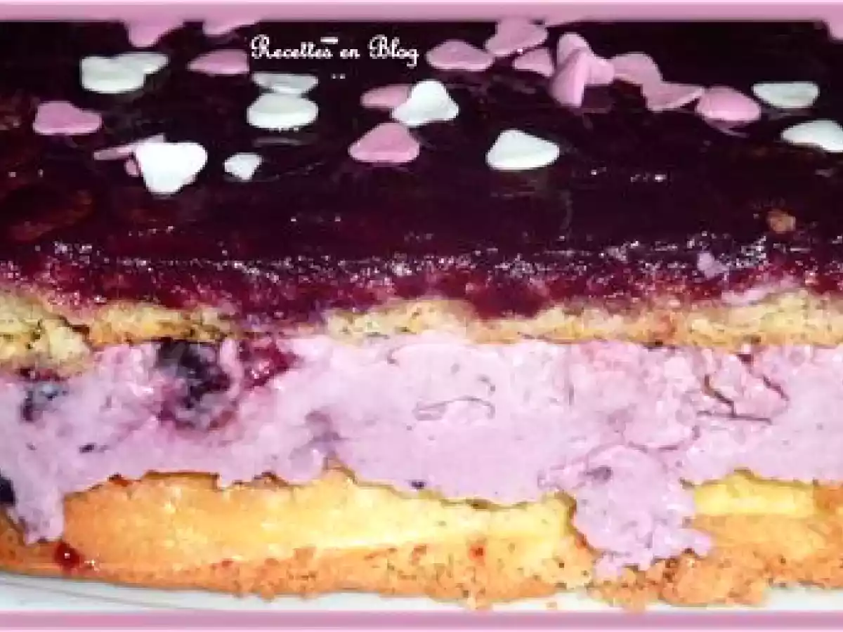 GÂTEAU BAVAROIS AU CASSIS - photo 2