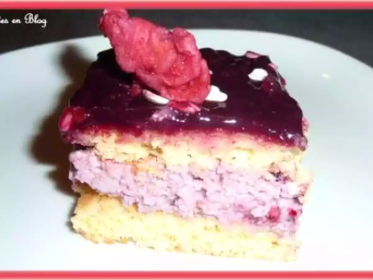 GÂTEAU BAVAROIS AU CASSIS - photo 3