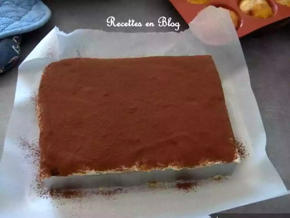 GATEAU BAVAROIS FACON TIRAMISU - photo 2