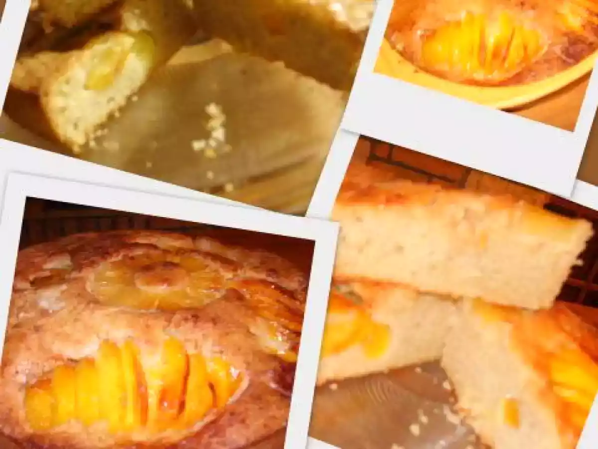 Gâteau brioché pêche / cannelle - photo 2