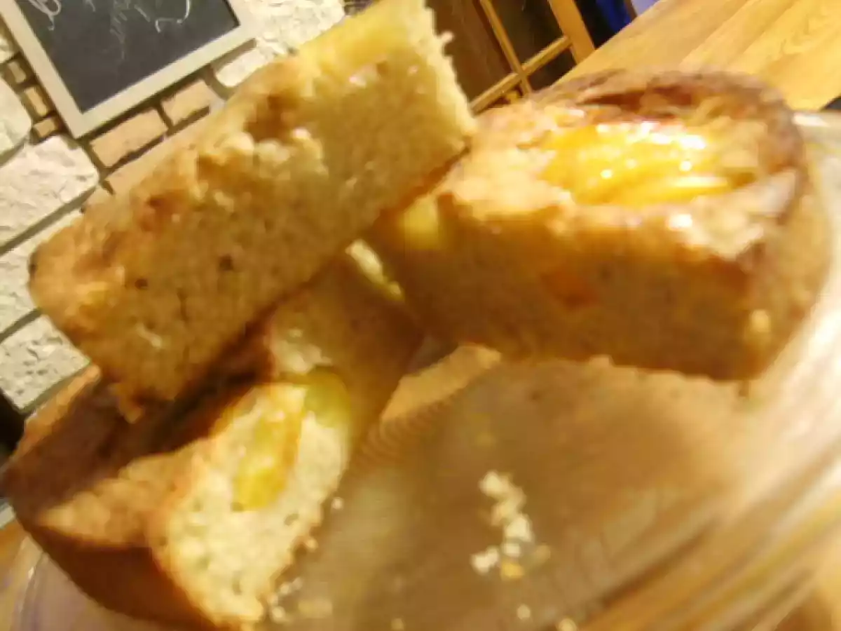 Gâteau brioché pêche / cannelle - photo 3