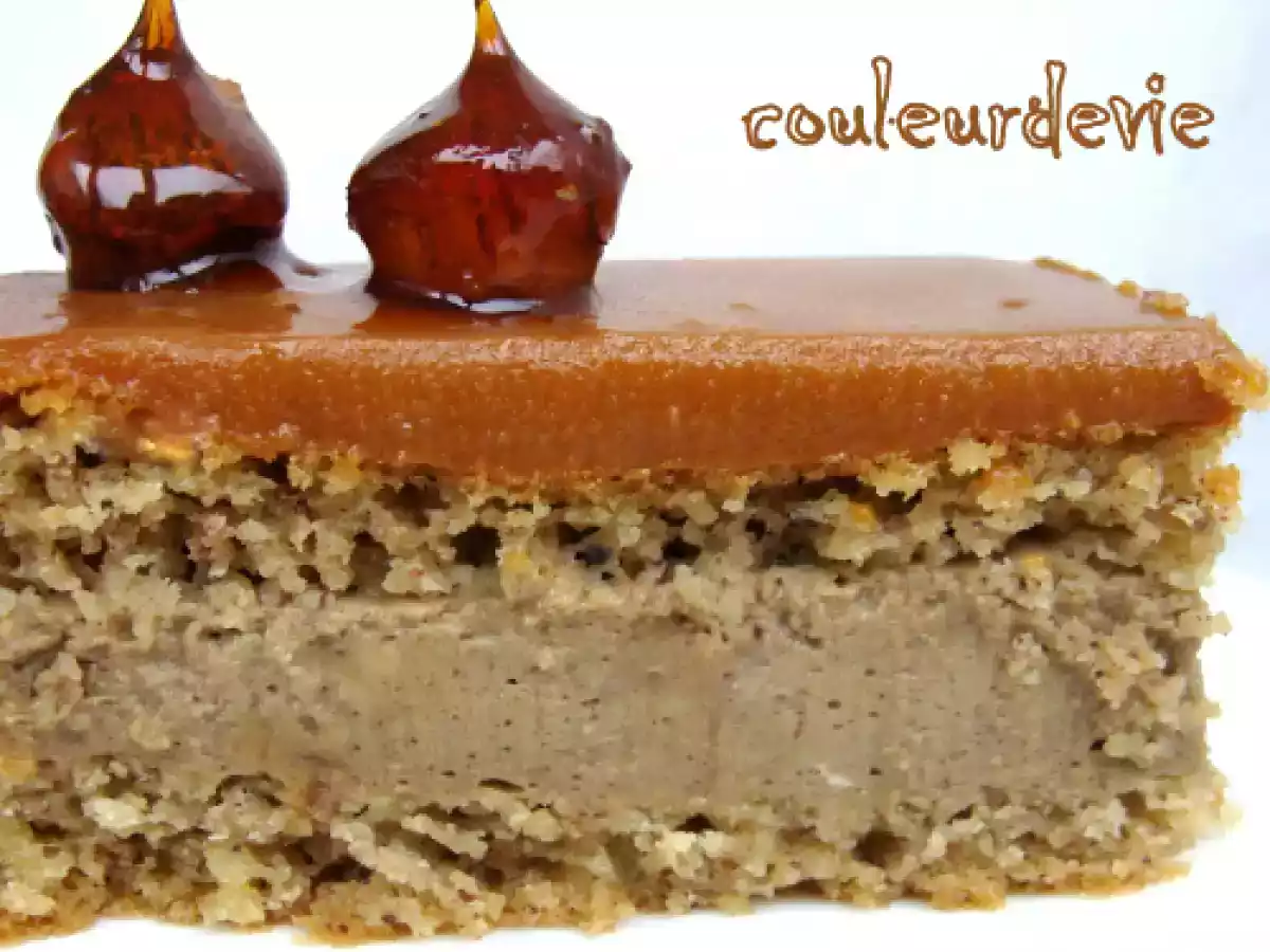 Gâteau café-noisettes-caramel - photo 2