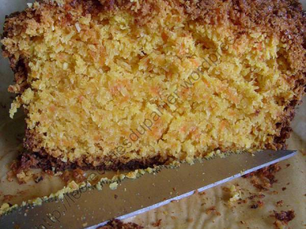 Gâteau carottes et noix de coco /