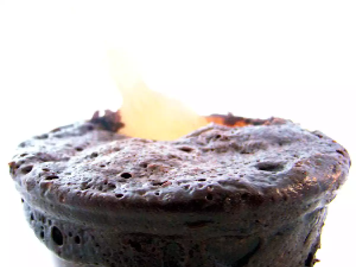 Gateau choco-minute et mousse tiede mascarpone vanillee - photo 2