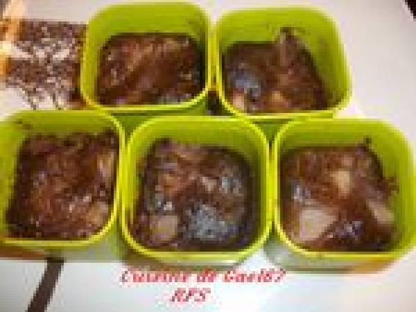 Gateau choco poire micro vap tupperware