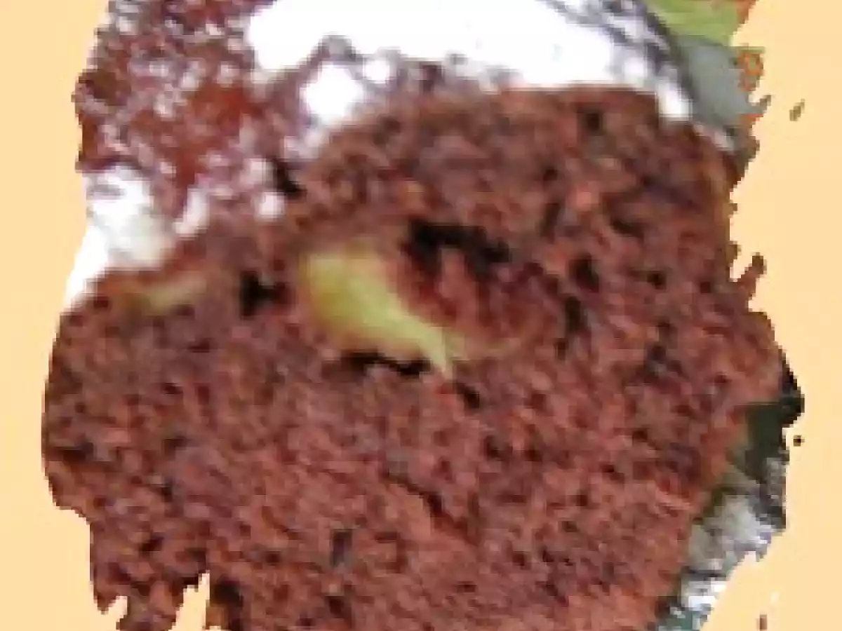 Gâteau choco-pommes light