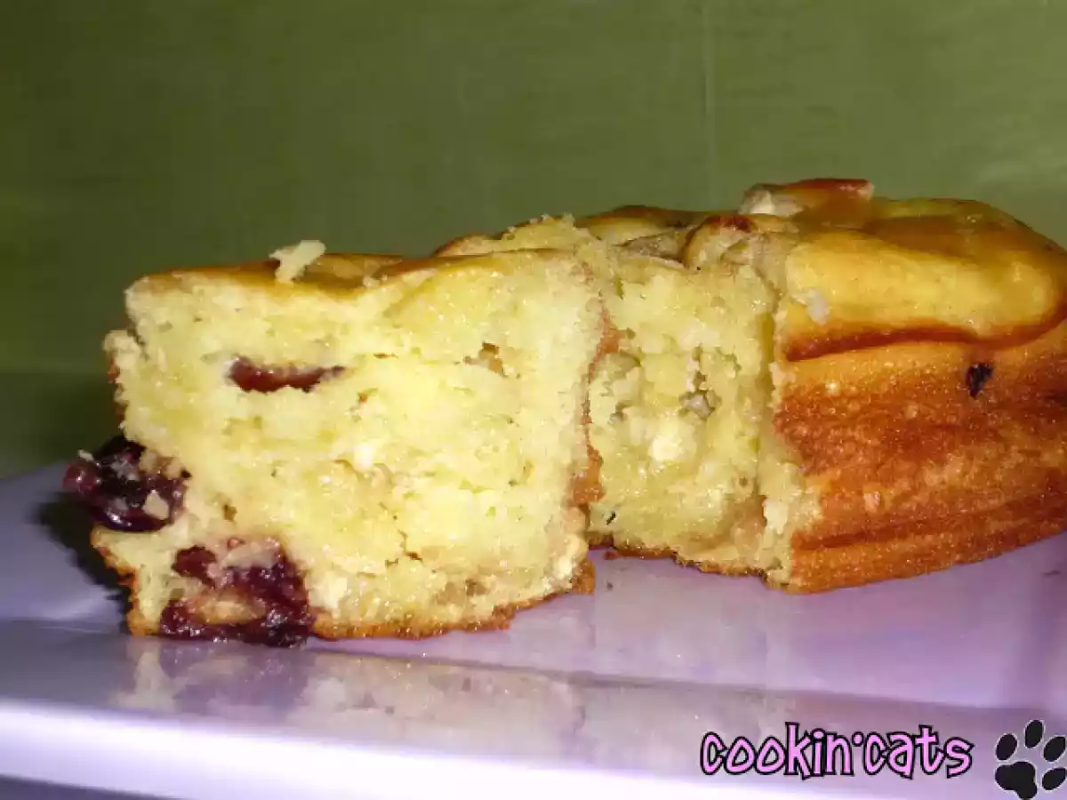 GATEAU CHOCOLAT BLANC ET CRANBERRIES - photo 4