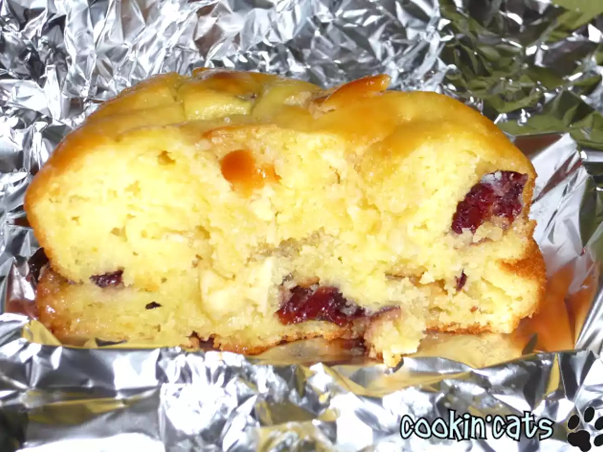 GATEAU CHOCOLAT BLANC ET CRANBERRIES - photo 5