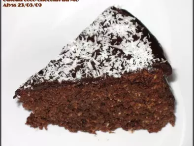 Gâteau chocolat-coco ou amande au micro-onde