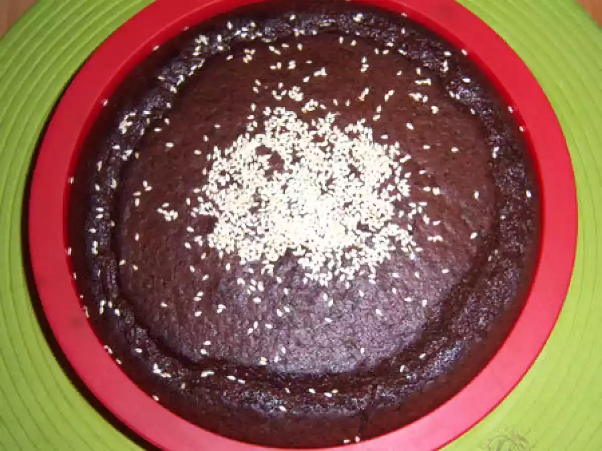 Gateau chocolat-sésame