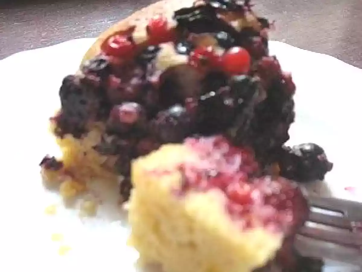 Gâteau citron amandes aux fruits rouges sans gluten - photo 2