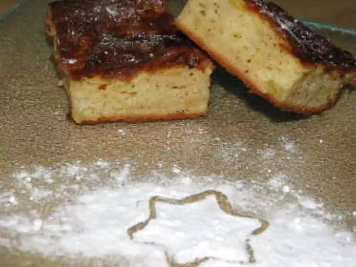 Gâteau-Clafoutis léger aux pommes et amandes