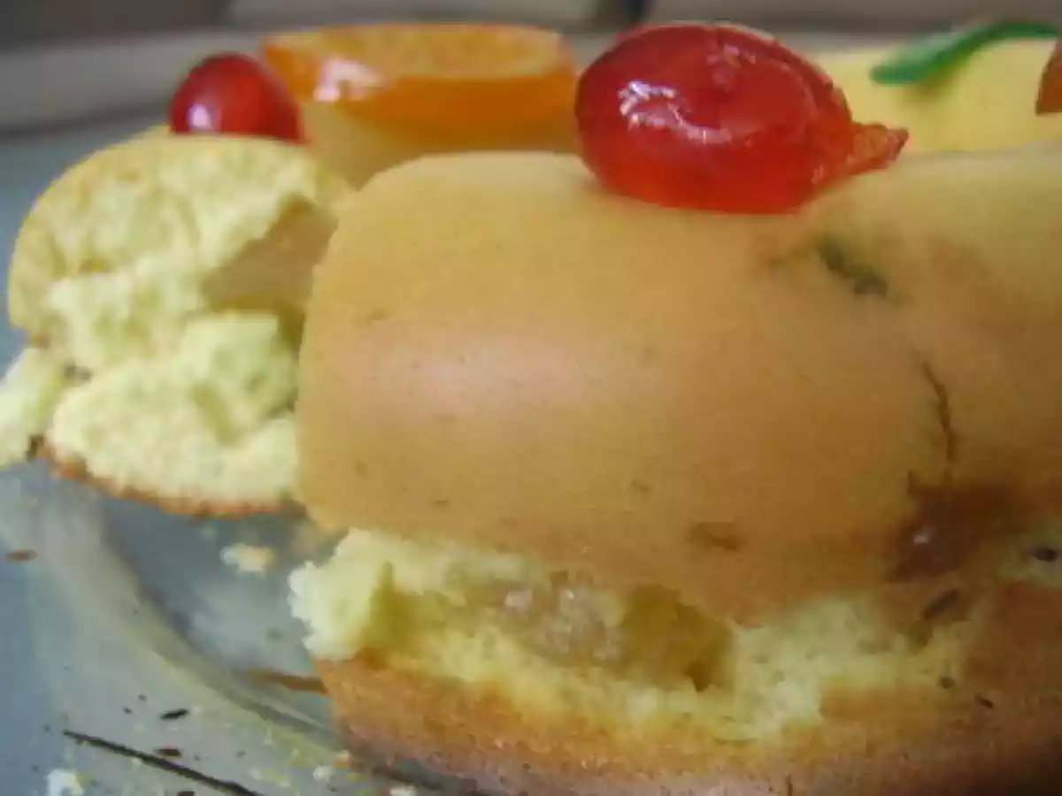 Gâteau couronne des rois.