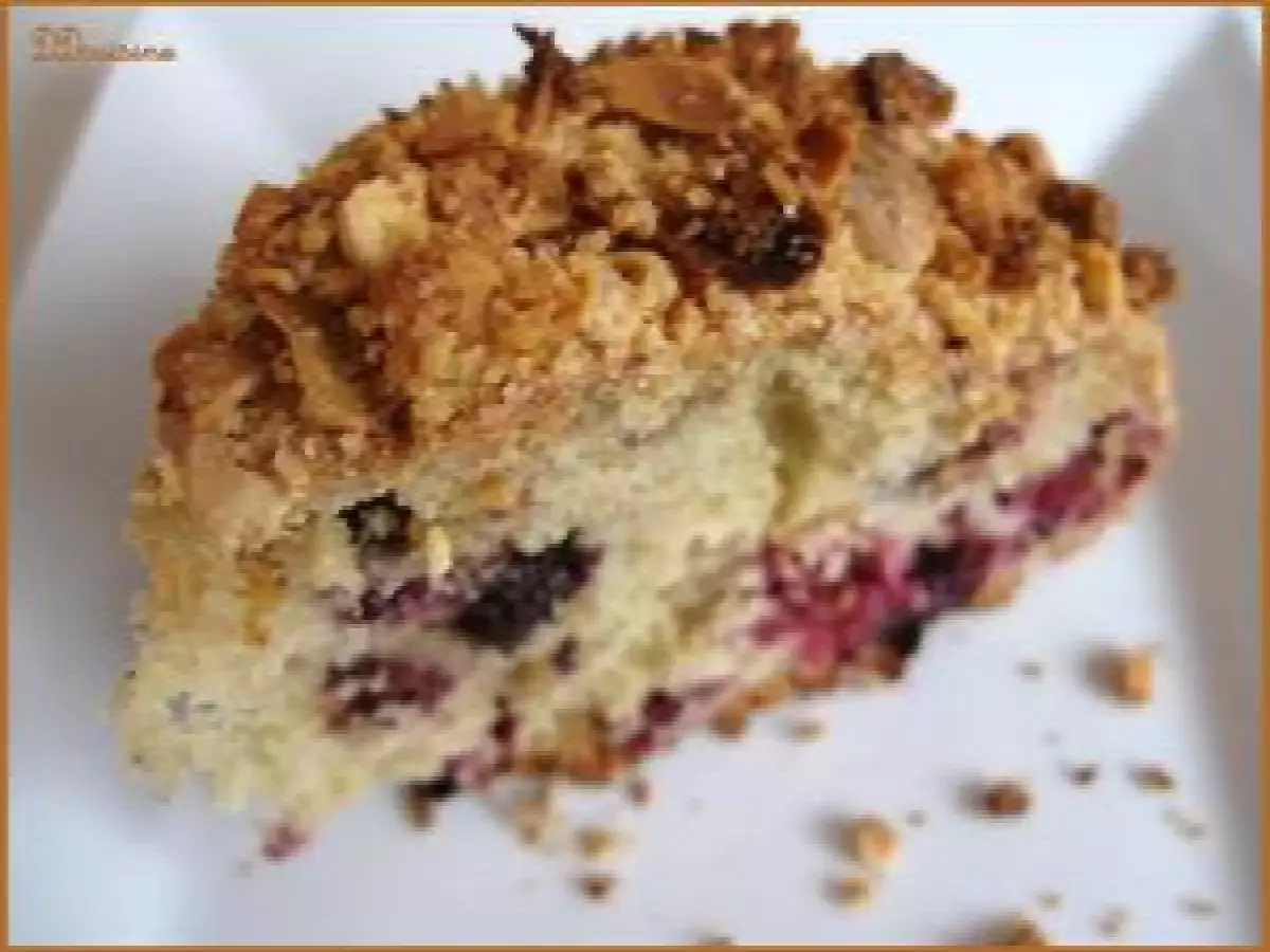 Gâteau crumbelisé aux mûres et aux amandes - photo 5