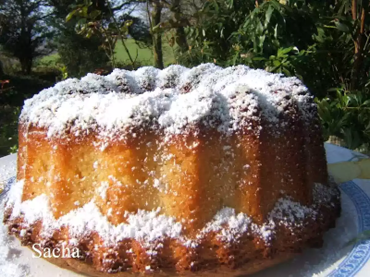 Gâteau d' amandes au sirop d'orgeat