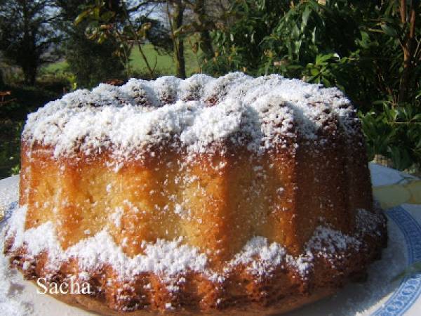 Gâteau d' amandes au sirop d'orgeat