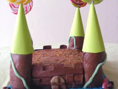 Gâteau d'anniversaire 3D Château Fort