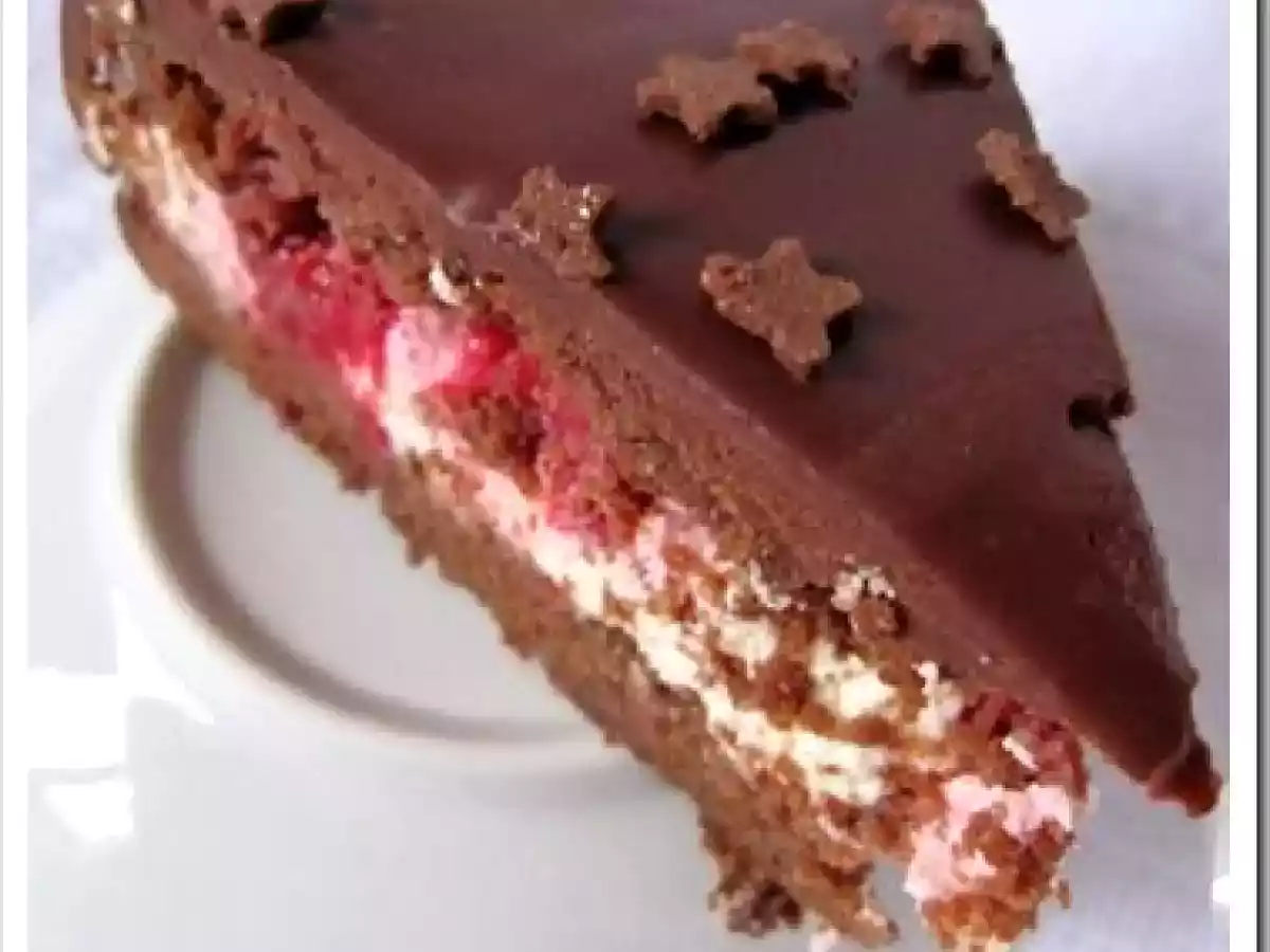 Gâteau d'anniversaire au chocolat et framboises - photo 4