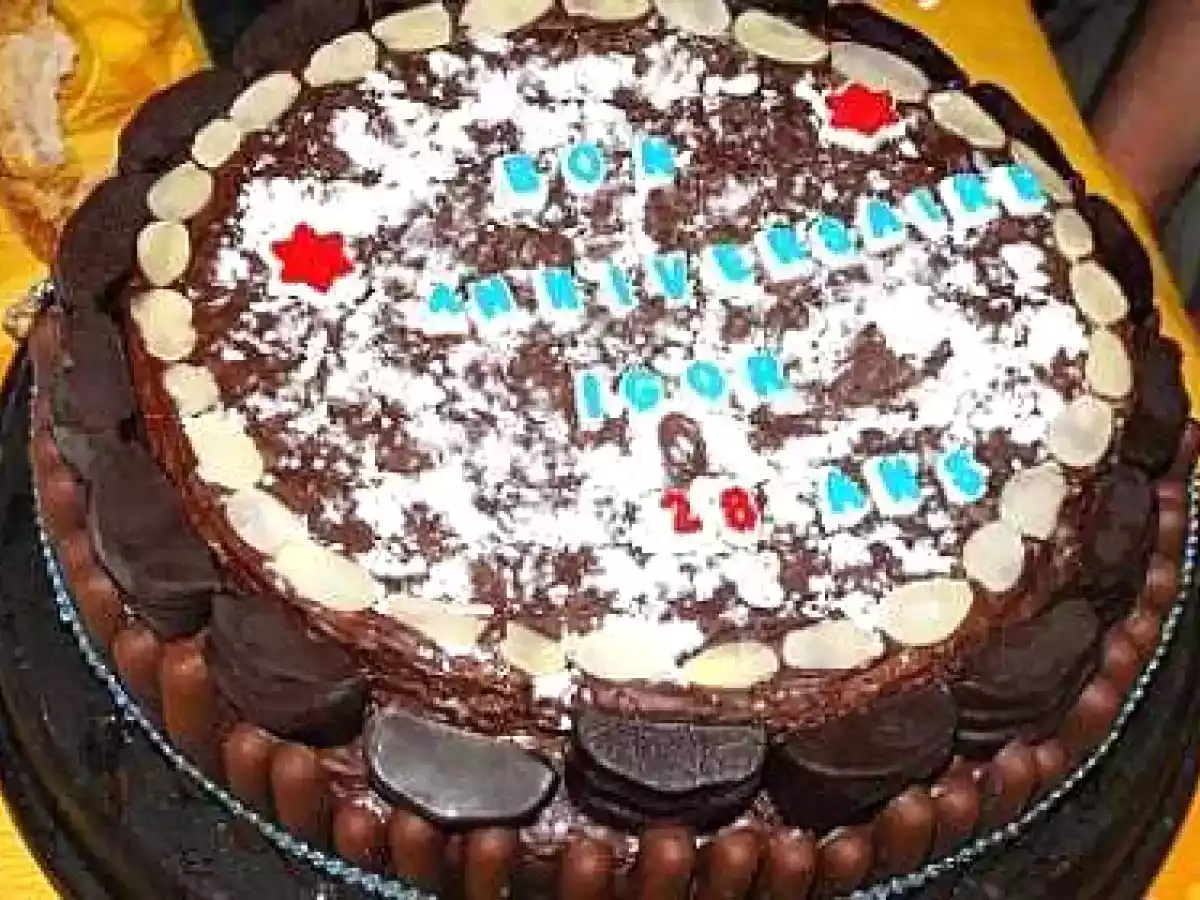 Gâteau d'anniversaire au Nutella