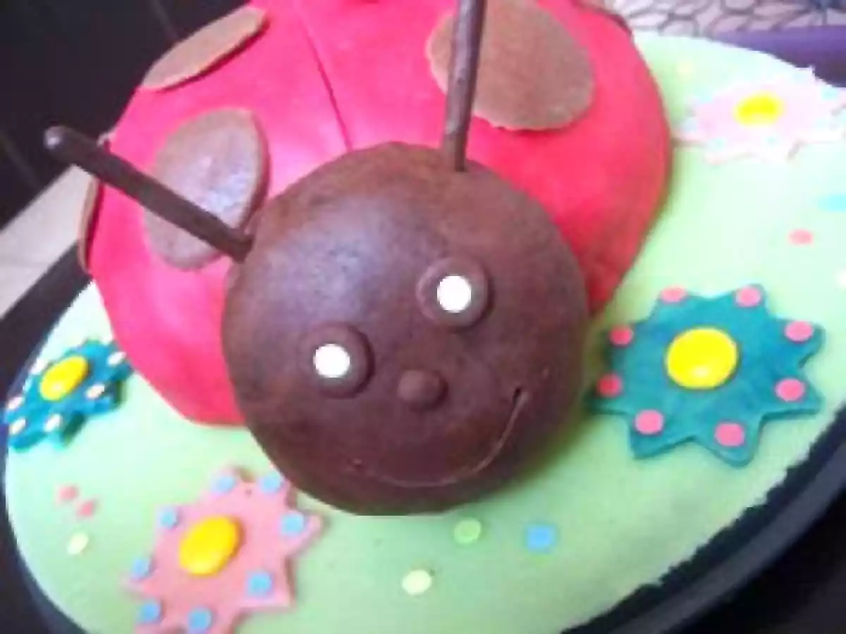 Gâteau D'Anniversaire Belle La Coccinelle