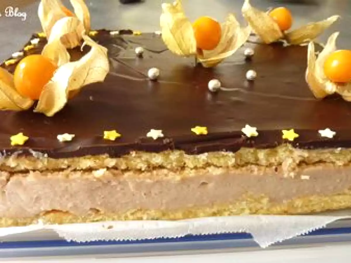 GATEAU D'ANNIVERSAIRE BISCUIT A LA CUILLER BAVAROIS - photo 3