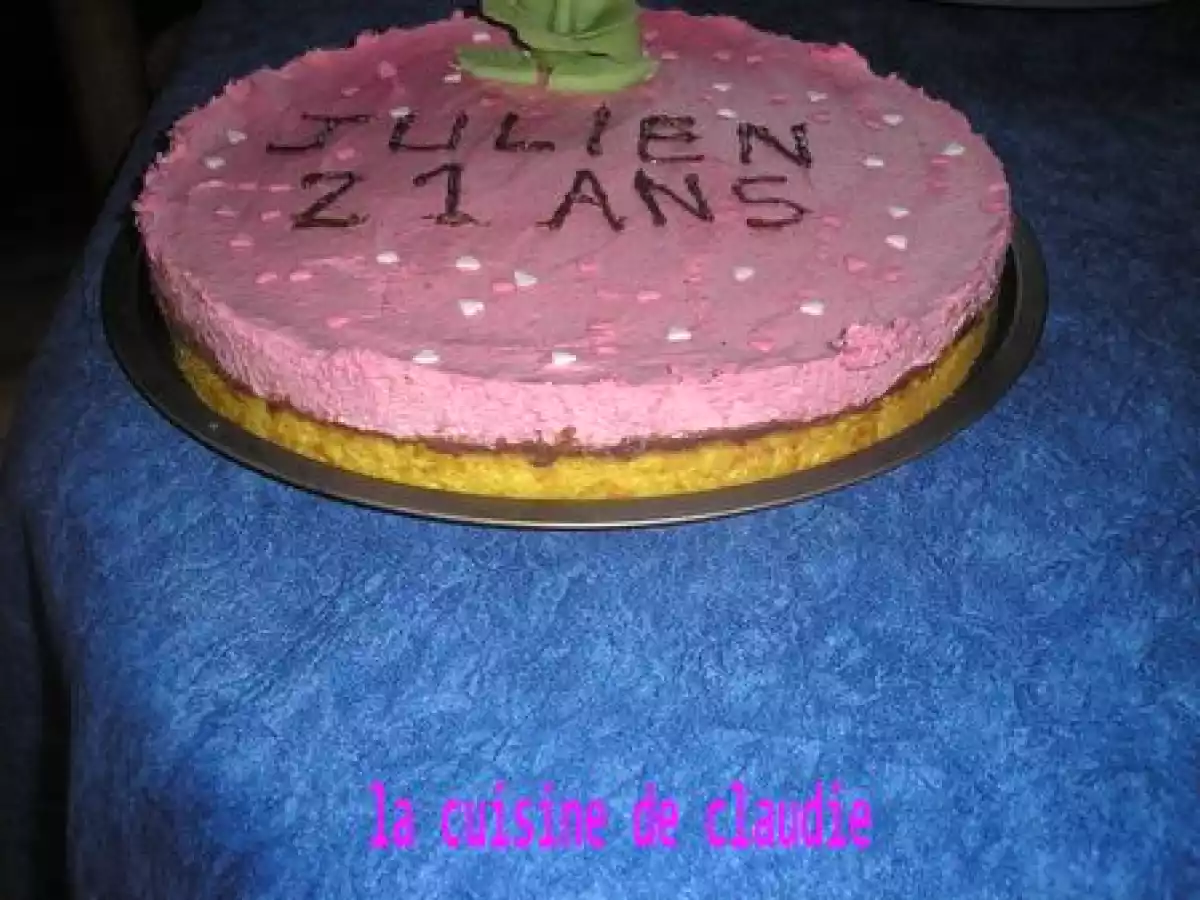 Gâteau d'anniversaire façon framboisier - photo 2